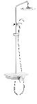 Sanotechnik tuš set s armaturom AS701 (krom/bijela)