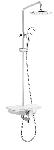Sanotechnik tuš set s armaturom AS703 (krom/bijela)
