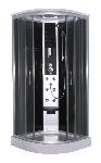 Kompletna tuš kabina Sanotechnik Scala crna 90x90x215 QL