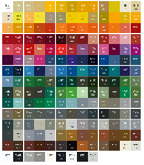 Ljestvica RAL standardnih boja by TERMA