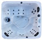 Vanjski masažni bazen Sanotechnik Oasis PALMA - tlocrt