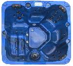 Vanjski masažni bazen Sanotechnik Oasis PALMA - tlocrt