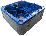 Vanjski masažni bazen Sanotechnik Oasis PALMA plavo/siva, SPA15