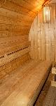 Vanjska finska sauna Sanotechnik Bergen, iznutra