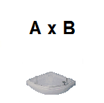 Polukružne tuš kade drugih dimenzija