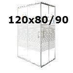 Pravokutne tuš kabine 120x80/90