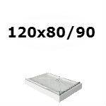 Pravokutne tuš kade 120x80/90