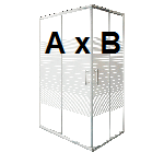 Pravokutne tuš kabine drugih dimenzija