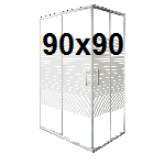 Kvadratne tuš kabine 90x90