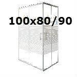 Pravokutne tuš kabine 100x80 i 100x90